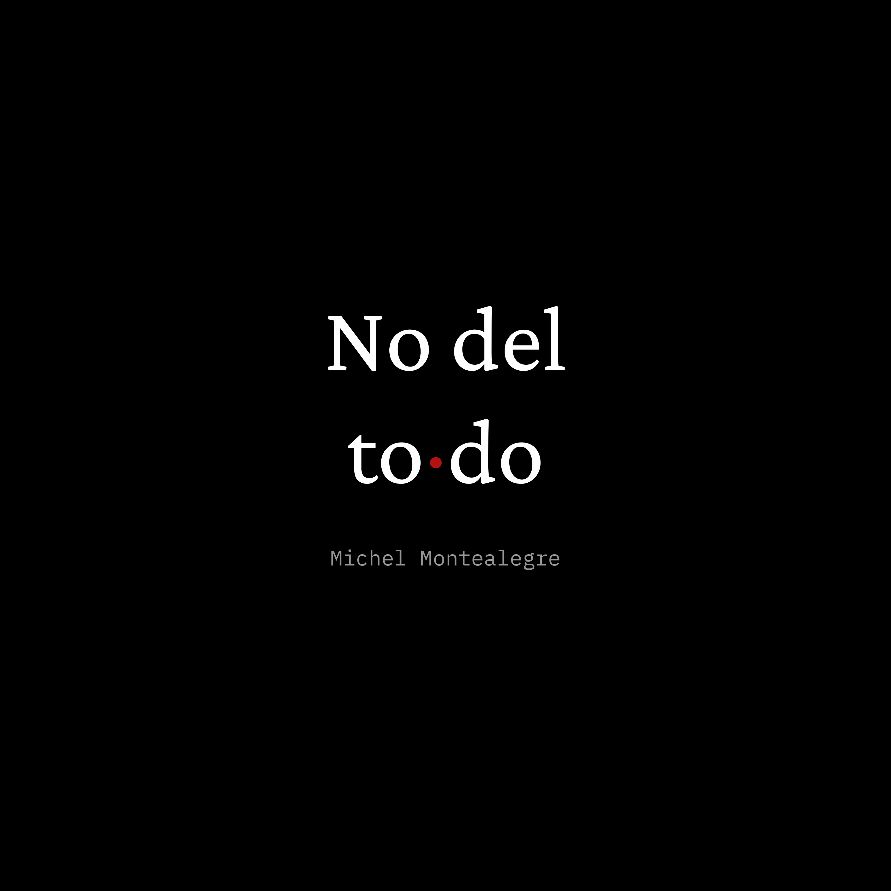 No del to·do — portada del podcast